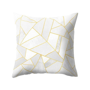 Pink Nordic Style Geometric Pillow Cover