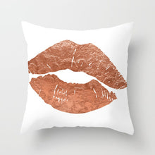 Load image into Gallery viewer, Geometric Lips Pillow Cover