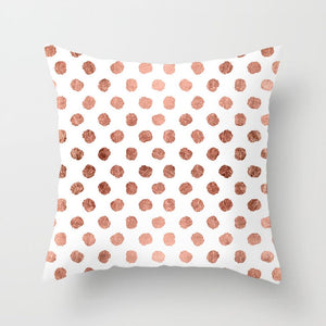 Geometric Lips Pillow Cover