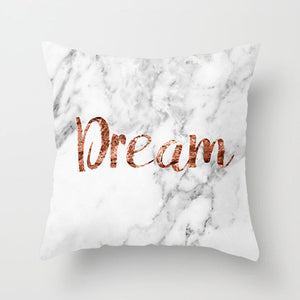 Geometric Lips Pillow Cover