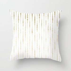 Geometric Lips Pillow Cover