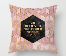 Load image into Gallery viewer, Geometric Lips Pillow Cover
