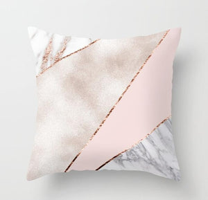Geometric Lips Pillow Cover