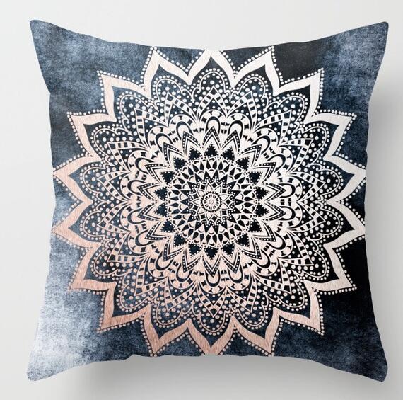 Bohemian Geometric Pillow Cover