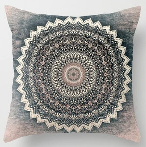 Bohemian Geometric Pillow Cover