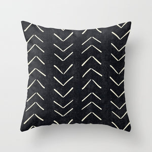 Bronzing Geometric Pillow Cover