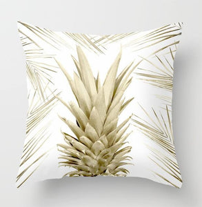 Bronzing Geometric Pillow Cover