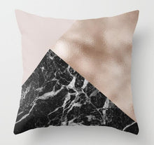 Load image into Gallery viewer, Bronzing Geometric Pillow Cover