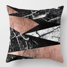 Load image into Gallery viewer, Bronzing Geometric Pillow Cover