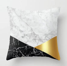 Load image into Gallery viewer, Bronzing Geometric Pillow Cover