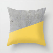 Load image into Gallery viewer, Yellow Graffiti Pillow Cover