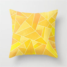 Load image into Gallery viewer, Yellow Graffiti Pillow Cover