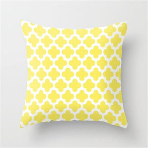 Yellow Graffiti Pillow Cover