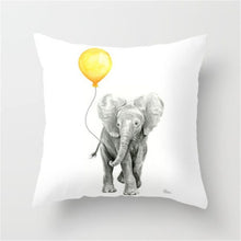 Load image into Gallery viewer, Yellow Graffiti Pillow Cover