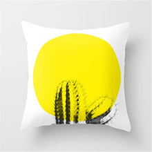 Load image into Gallery viewer, Yellow Graffiti Pillow Cover