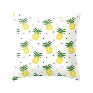 Yellow Graffiti Pillow Cover