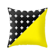 Load image into Gallery viewer, Yellow Graffiti Pillow Cover