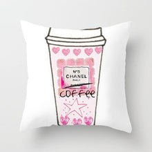 Load image into Gallery viewer, Flowers and Perfume Bottles Pillow Cover