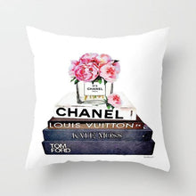 Load image into Gallery viewer, Flowers &amp; Bag Bottle Pillow Cover