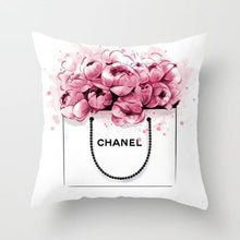 Load image into Gallery viewer, Flowers &amp; Bag Bottle Pillow Cover