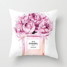 Load image into Gallery viewer, Flowers &amp; Bag Bottle Pillow Cover