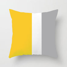 Load image into Gallery viewer, Yellow Geometric Pillow Cover