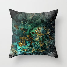 Load image into Gallery viewer, Mediterranean Navy Blue Pillow Cover