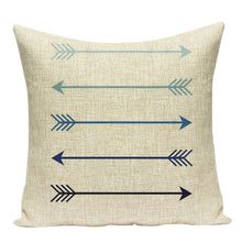 Load image into Gallery viewer, Green Pattern Geometry Pillow Cover