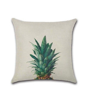 Tropical Plants Cactus Monstera Pillow Cover