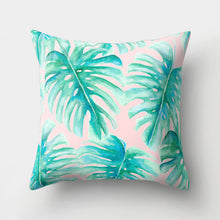 Load image into Gallery viewer, Tropical Cactus Monstera Pillow Cover