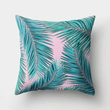 Load image into Gallery viewer, Tropical Cactus Monstera Pillow Cover