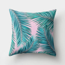 Load image into Gallery viewer, Tropical Cactus Monstera Pillow Cover