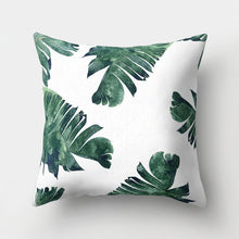 Load image into Gallery viewer, Tropical Cactus Monstera Pillow Cover