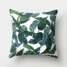 Load image into Gallery viewer, Tropical Cactus Monstera Pillow Cover