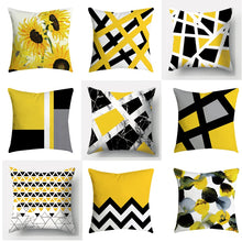 Load image into Gallery viewer, Pineapple Leaf Yellow Pillow Cover