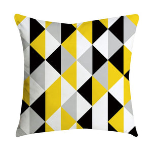 Pineapple Leaf Yellow Pillow Cover