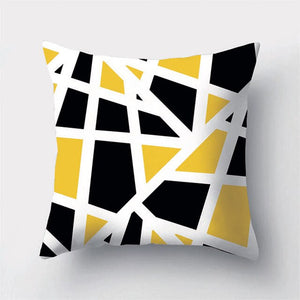 Pineapple Leaf Yellow Pillow Cover