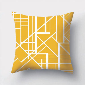 Pineapple Leaf Yellow Pillow Cover