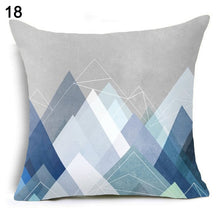 Load image into Gallery viewer, Flower Geometric Pillow Cover