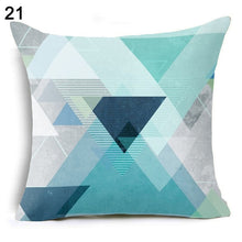 Load image into Gallery viewer, Flower Geometric Pillow Cover