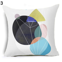 Load image into Gallery viewer, Flower Geometric Pillow Cover