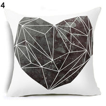 Load image into Gallery viewer, Flower Geometric Pillow Cover
