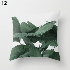 Flower Geometric Pillow Cover